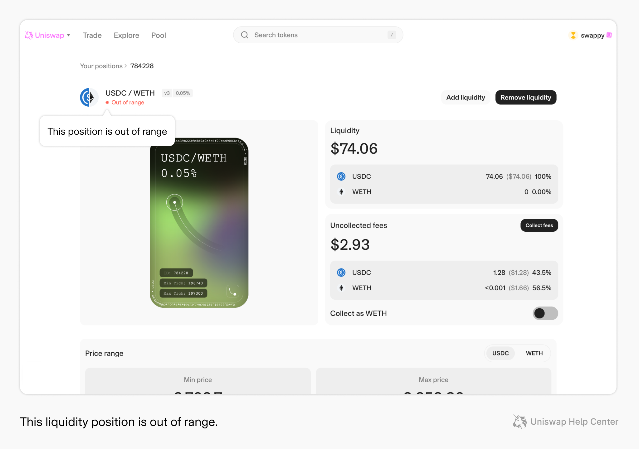 ConvergeOnChain USDe liquidity pool interface